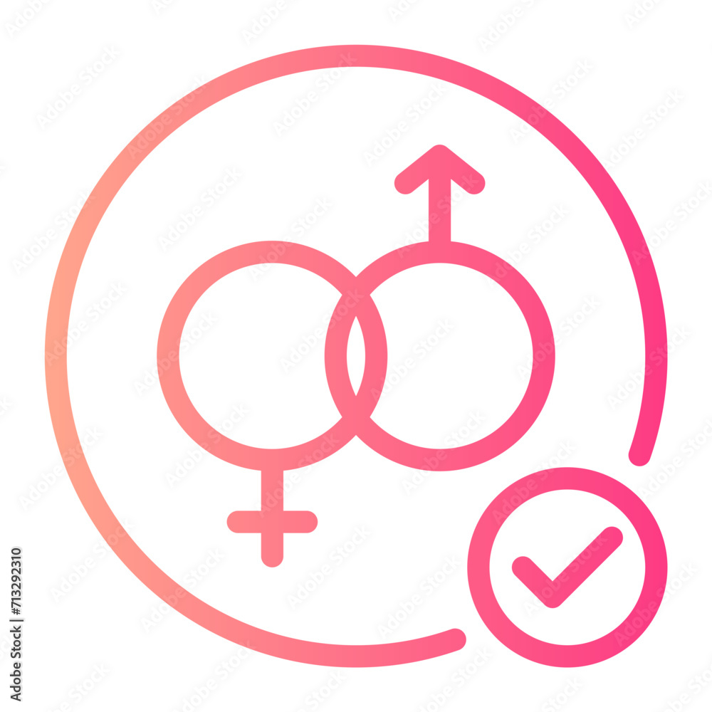 sex gradient icon sex gradient icon