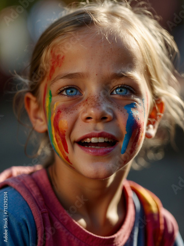 The cuteness and fun and happiness of the girls were painted on their faces during the art hour.