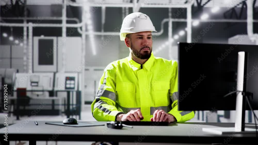Engineer Using PC Engineer Using PC