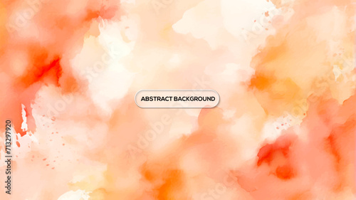 Watercolor painting style with colorful abstract background