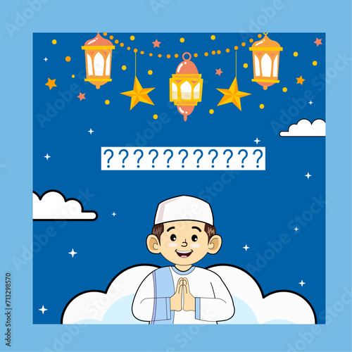 Eid al fitr muslim, vector eid al fitri, ramadhan kareem, vector ramadhan 