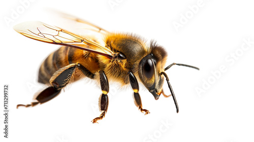 de Honeybee en Fondo Blanco En fondo transparente © Flowstudio