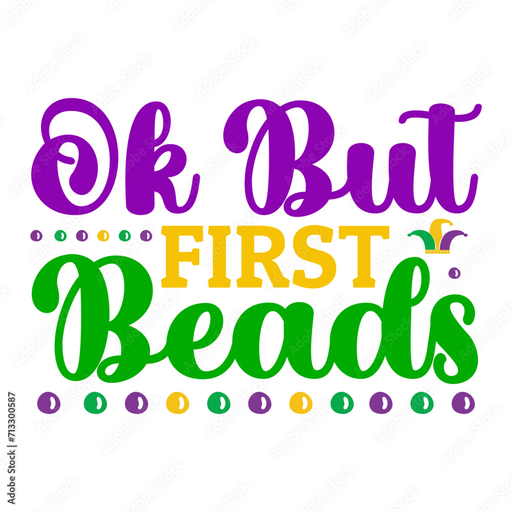 Ok But First Beads SVG Ok But First Beads SVG