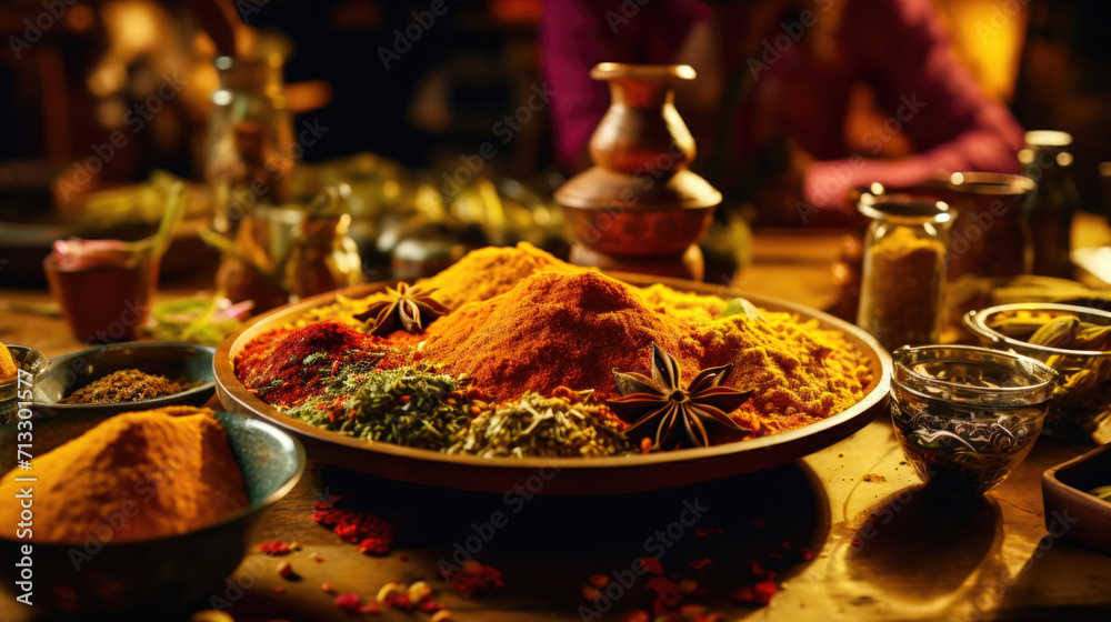 Turmeric Magic: Array of Spices in Culinary Artistry