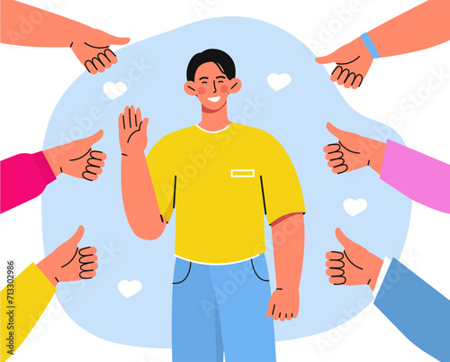 Public approval vector concept