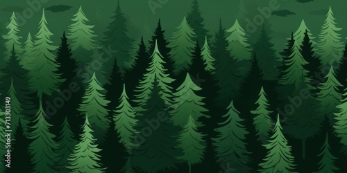 Forest Green Uva Ursi pattern