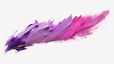 thick pink and purple acrylic oil paint brush stroke Ai Generative