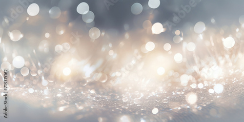 Abstract light blur and bokeh effect background vector defocused sun shine or sparkling lights, Blurred Sparkle: Vector Abstract Background with Sun Shine and Bokeh