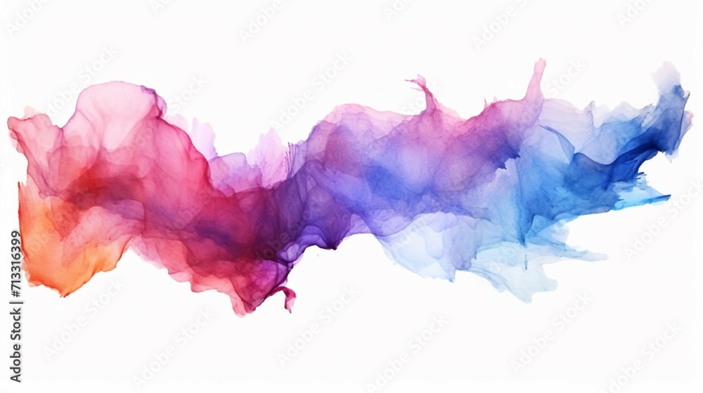 Water colour Brush Stroke Ai Generative