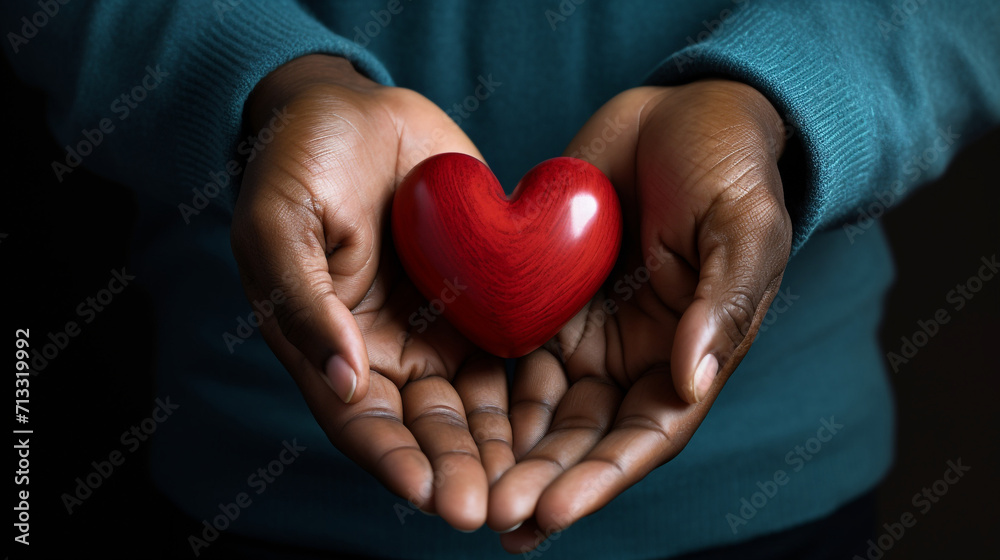 The red heart is a universal symbol of love and compassion, suggesting that acts of kindness and generosity have the potential to create a ripple effect of positivity. The red heart is a universal symbol of love and compassion, suggesting that acts of kindness and generosity have the potential to create a ripple effect of positivity.