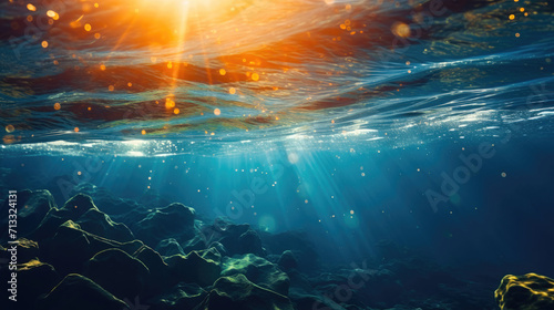 Ripples of Radiance: A Captivating Fusion of Lens Flares and Water © Graphics.Parasite