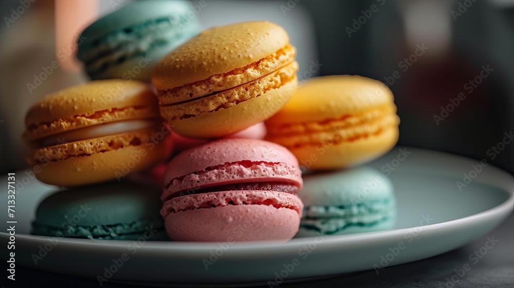 Stacked Little Circular Breads - Burst of Colorful Delight Stacked Little Circular Breads - Burst of Colorful Delight