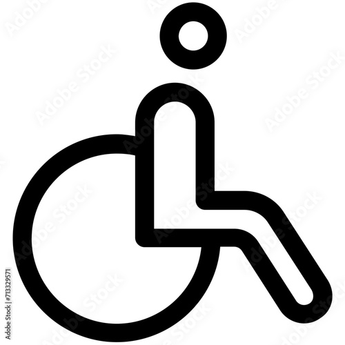 Handicap Vector Icon