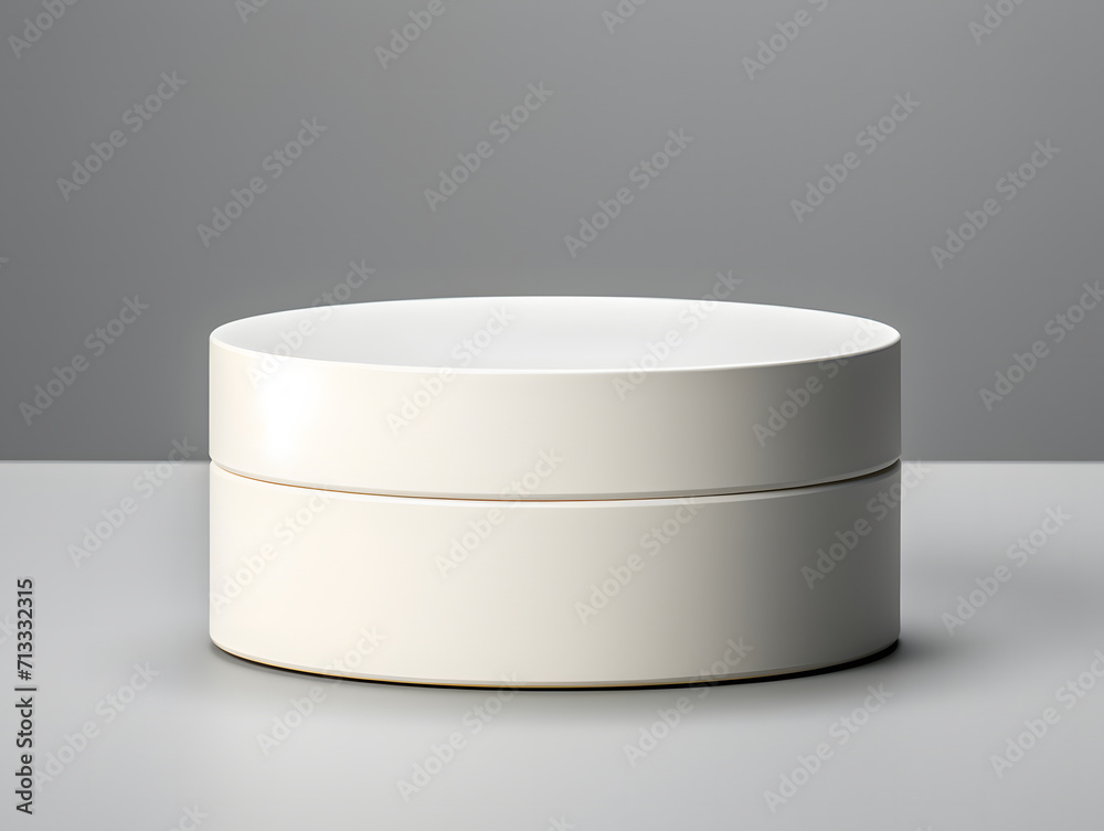 3D Blank Round Gift Box Mockup 3D Blank Round Gift Box Mockup