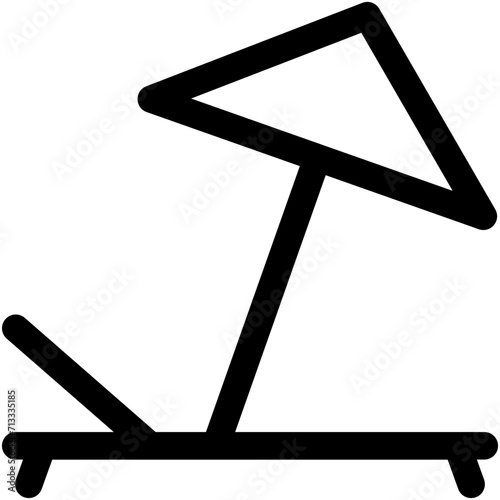 Sunbathe Vector Icon