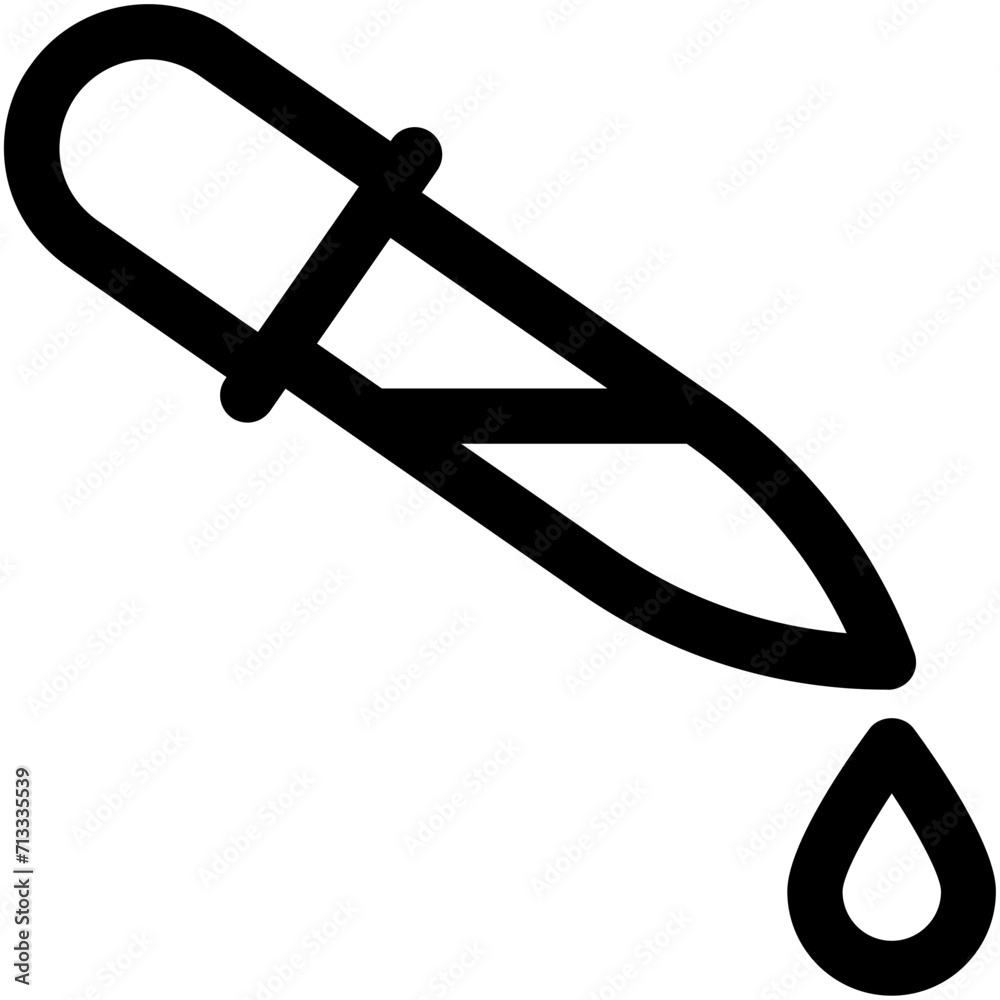 Dropper Vector Icon Dropper Vector Icon