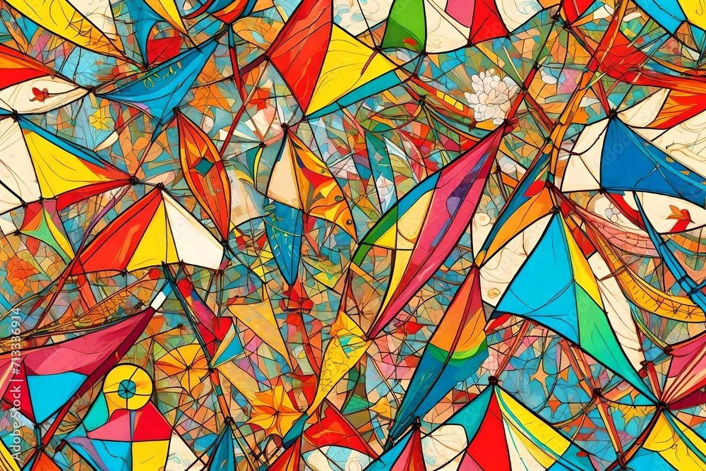 seamless pattern with colorful leaves seamless pattern with colorful leaves