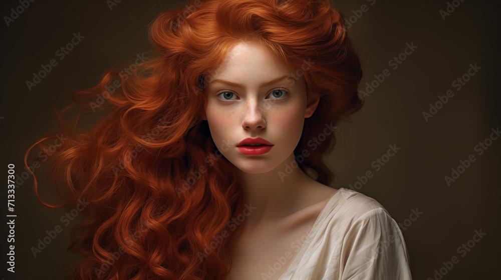 Fototapeta premium Rote Haare 04