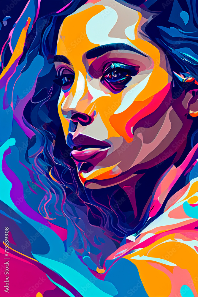 vector conceptual portrait of avector conceptual portrait of a beautiful woman in pop art style beautiful woman vector conceptual portrait of avector conceptual portrait of a beautiful woman in pop art style beautiful woman
