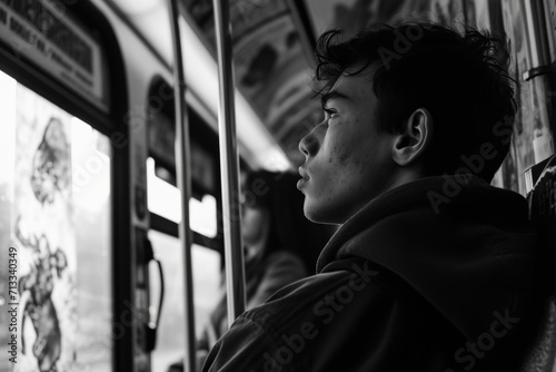 Passionate Youth Spreading Message Of Hope On Bus © Anastasiia