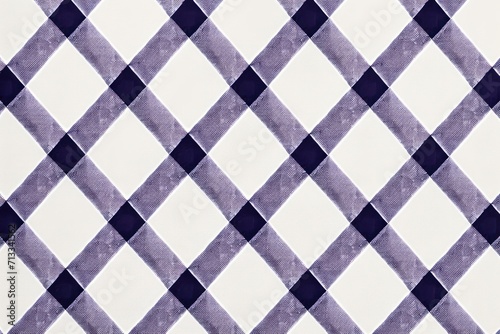 Navy argyle and lavender diamond pattern, in the style of minimalist background