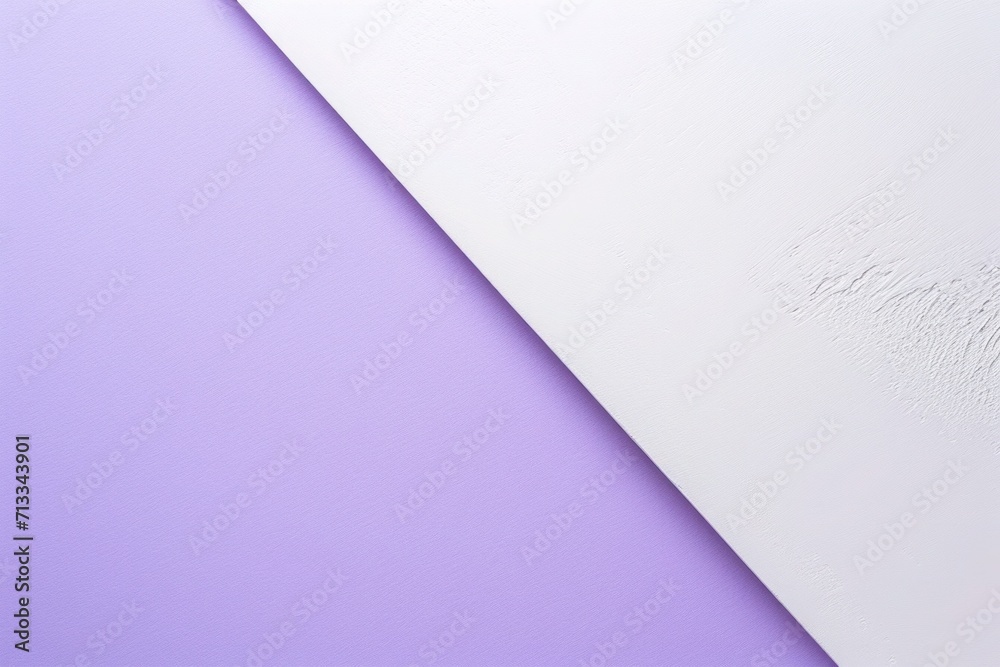 The simple elegance of this backdrop is accentuated by the subtle gradient from white to pale purple along a diagonal divide..