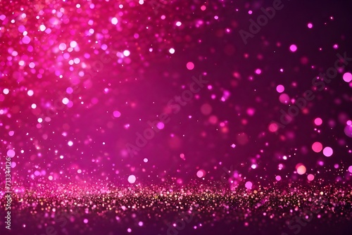 Pink glow particle