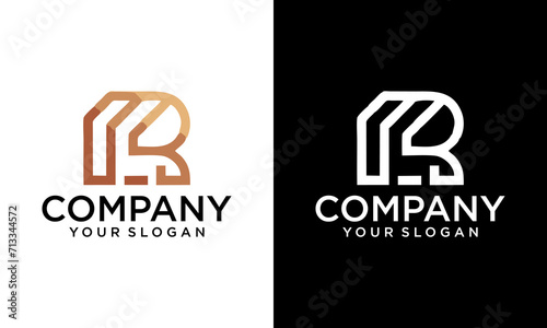 Modern abstract letter B logo design. Minimal B initial based icon. Initial BB vector