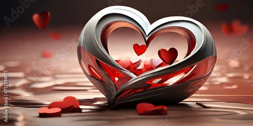 heart on black