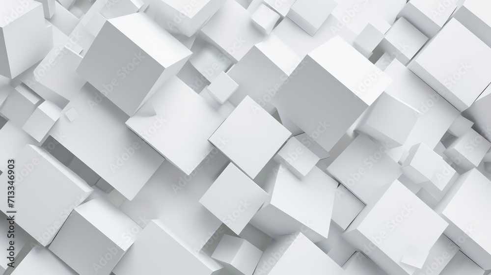 3D abstract background with squares 3D abstract background with squares