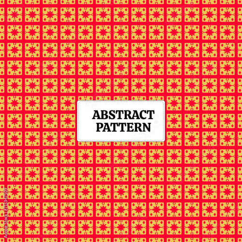 orange and red A seam pattern with a repeating design suitable for fabric printing, textile design, and digital backgrounds. Perfect for adding a stylish and cohesive look to your creative projects