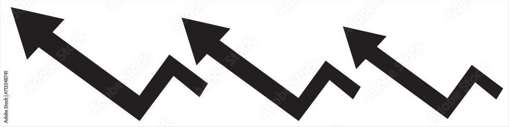 Bold arrow sign collection, set of black arrows icons, isolated on white background Bold arrow sign collection, set of black arrows icons, isolated on white background