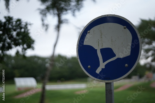 Bicycle helmet line icon. Bicycle helmet thin line icon.
