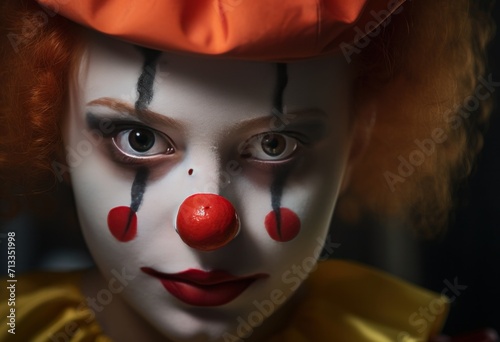 clown face for beauty