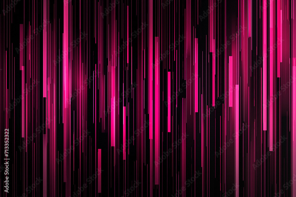 Straight vertical lines with pink tones on black background Straight vertical lines with pink tones on black background
