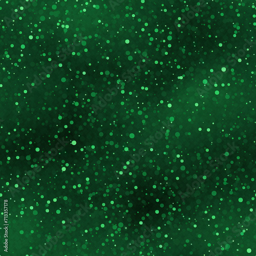Happy St Patrick's Day decoration background concept made from green glitter paper