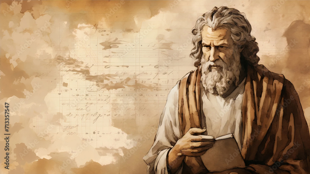 Fototapeta premium Stoicism-A Philosophical Tradition of Inner Peace and Wisdom