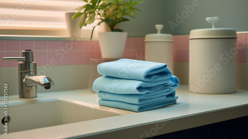 towel theme design illustration