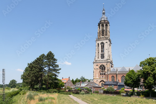Late Gothic Cunera Church in the Dutch village of Rhenen in Gelderland.