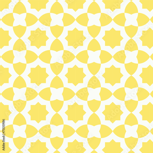 beautiful seamless pattern with yellow color design. simple pattern background design.