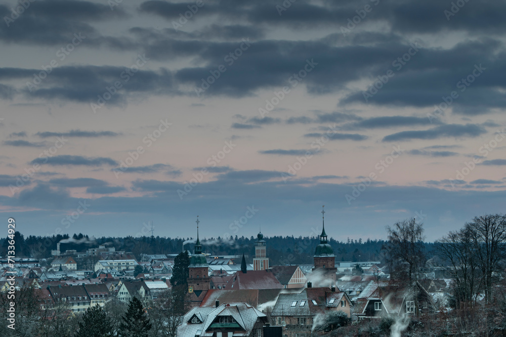 Wintermorgen in Freudenstadt (Schwarzwald)