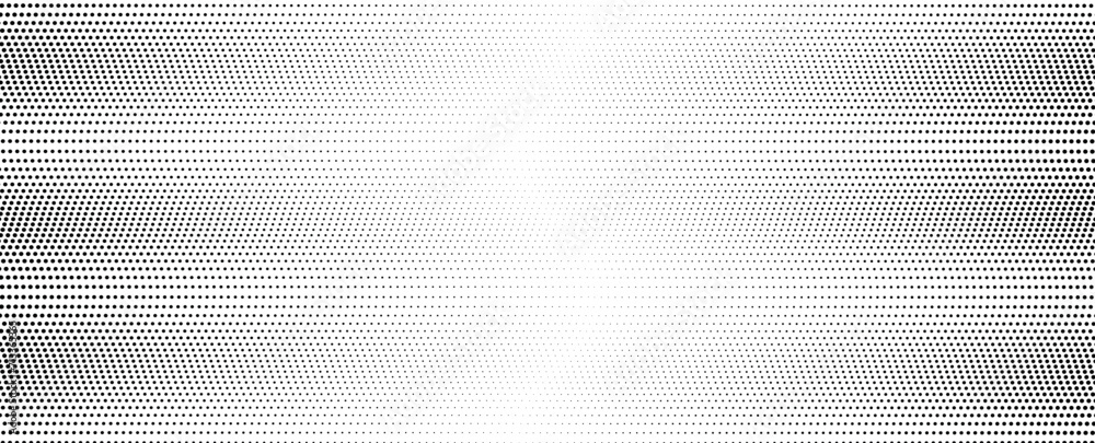 Obraz premium Vintage Halftone Background. Fade Distressed Overlay. Dotted gradient vector pattern illustration, white and black halftone polka background