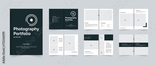 Creative photography portfolio template a4 photography portfolio