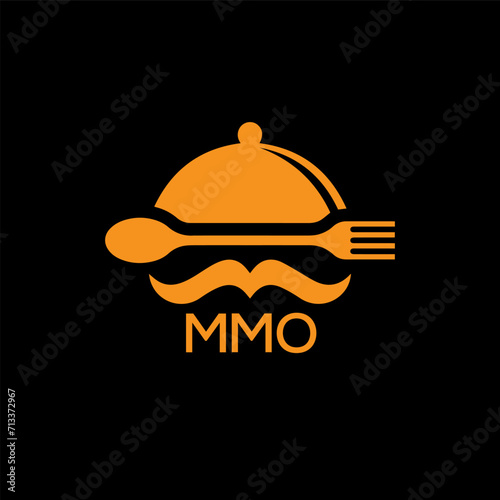 MMO Letter logo design template vector. MMO Business abstract connection vector logo. MMO icon circle logotype.
