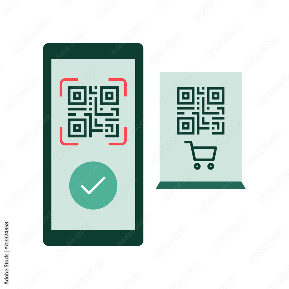 QR code payment isolated icon QR code payment isolated icon