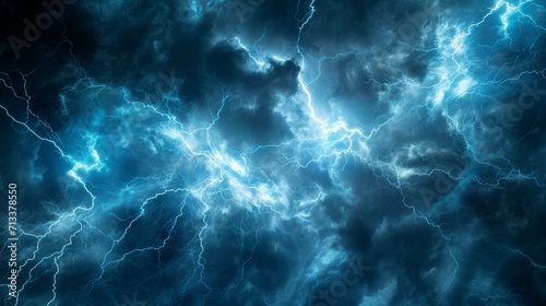 Abstract representation of a lightning storm background