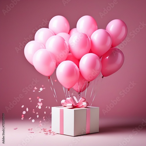 heart, gift, love, balloon,