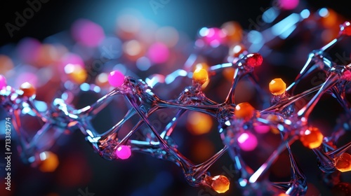 The science of dna in the style of tenebrism UHD wallpaper