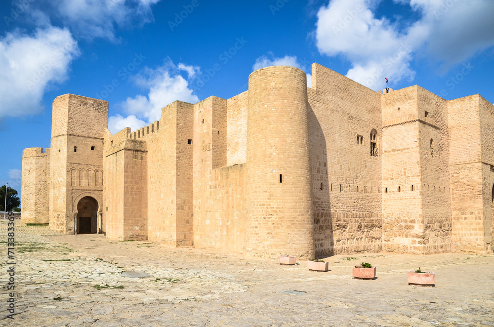 Ribat, a medieval fortress in Monastir, Tunisia.
