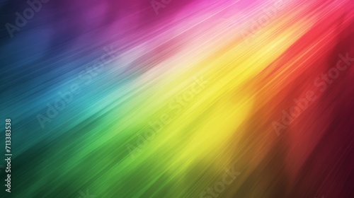 Rainbow spectrum with a prismatic abstract effect background